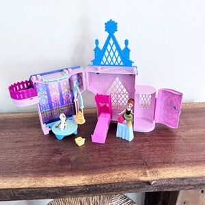 Mattel Disney Anna's Stackable Castle With Anna, Olaf And Accessories